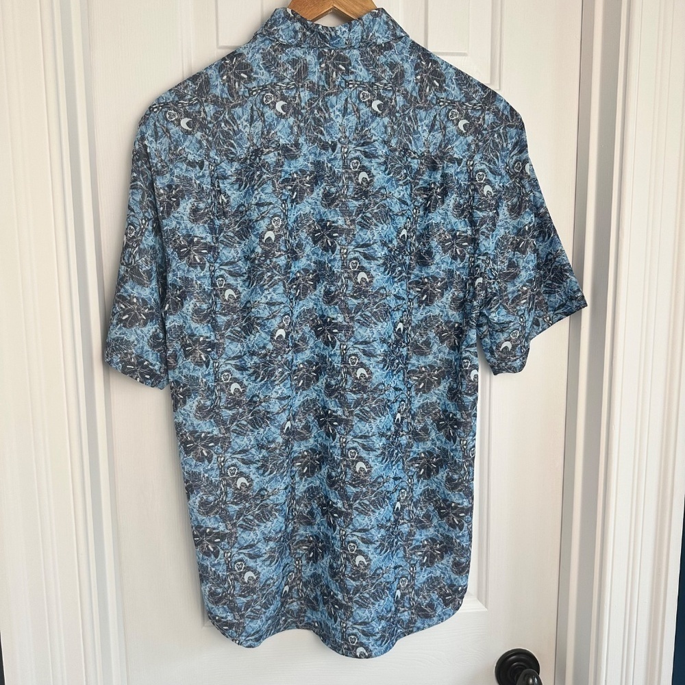 Tommy Bahama Men's Coconut Point Capuchin Vines IslandZone Camp Shirt Small - Picture 4 of 6